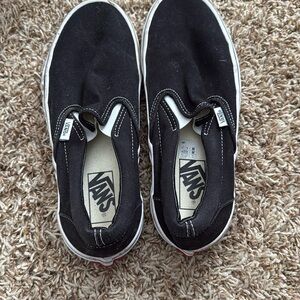 Black slip on vans